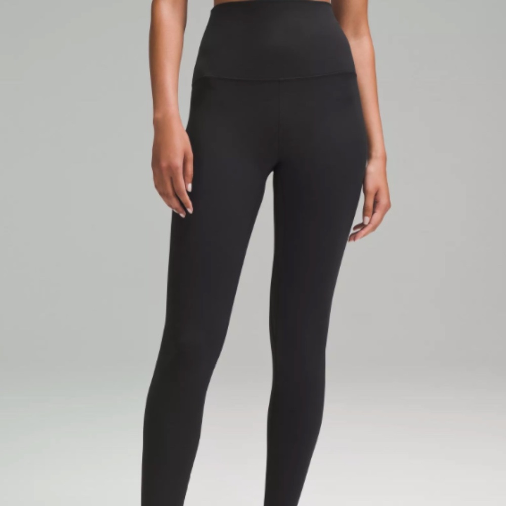lululemon Align Leggings Super-High-Rise Pant 28" size 4 in Black